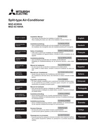 Mitsubishi Electric MXZ-4C80VA Installatiehandleiding