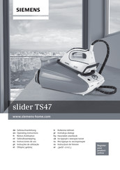 Siemens Slider TS47 Gebruiksaanwijzing