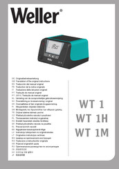 Weller WT 1M Vertaling Van De Oorspronkelijke Gebruiksaanwijzing