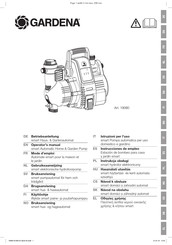 Gardena 19080 Gebruiksaanwijzing