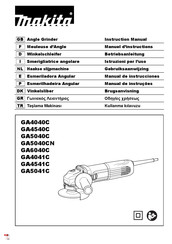 Makita GA5041C Gebruiksaanwijzing