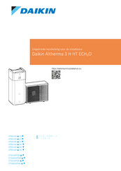 Daikin Altherma 3 H HT ECH2O EPRA18DV3 Series Uitgebreide Handleiding Voor De Installateur