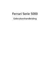 Acer Ferrari 5000 Series Gebruikershandleiding