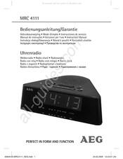 AEG MRC 4111 Gebruiksaanwijzing