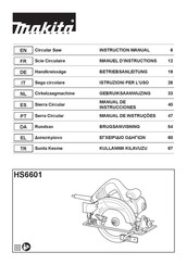 Makita HS6601 Gebruiksaanwijzing