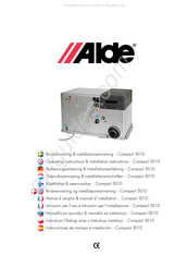 Alde Compact 3010 Gebruiksaanwijzing