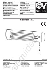 Vortice THERMOLOGIKA Gebruiksaanwijzing