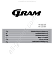 Gram KF 3205-90 Gebruiksaanwijzing