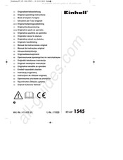 EINHELL 41.405.30 Originele Handleiding