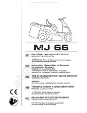 GGP MJ 66 Gebruikershandleiding