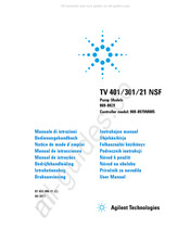 Agilent Technologies TV 21 NSF Bedrijfshandleiding