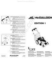 McCulloch EDITION 1 Instructieboekje