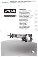 Ryobi RRS1801 Instructies