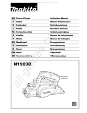 Makita N1923B Gebruiksaanwijzing