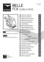 Altrad BELLE PCX 12/36 Handleiding