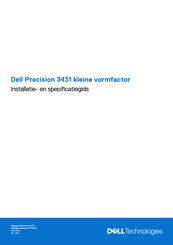 Dell Precision 3431 Kleine Vormfactor Installatiehandleiding