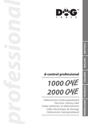 Dog trace D-Control Professional 2000 ONE Handleiding