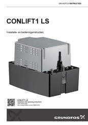 Grundfos Conlift1 LS Installatie- En Bedieningsinstructies