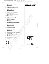 EINHELL 42.584.35 Originele Handleiding