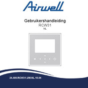 Airwell RCW31 Gebruikershandleiding