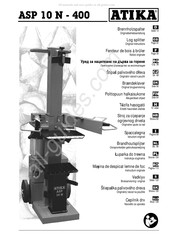 ATIKA ASP 10 N-400 Oorspronkelijke Gebruiksaanwijzing