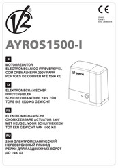 V2 AYROS1500-I Handleiding