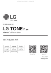 LG TONE Free HBS-FN6 Gebruikershandleiding