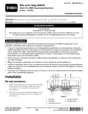 Toro Multi-Pro 5800 Installatie-Instructies