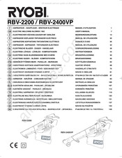 Ryobi RBV-2200 Gebruikershandleiding