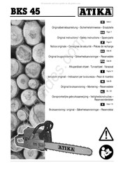 ATIKA BKS 45 Oorspronkelijke Gebruiksaanwijzing