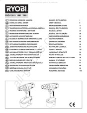 Ryobi CHD-1201 Gebruikershandleiding