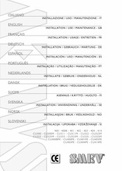 smev CU404PE Installatie, Gebruik En Onderhoud