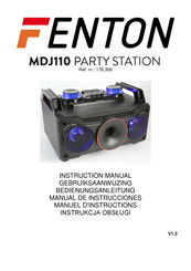 Fenton MDJ110 PARTY STATION Gebruiksaanwijzing