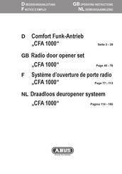 Abus CFA 1000 Gebruiksaanwijzing