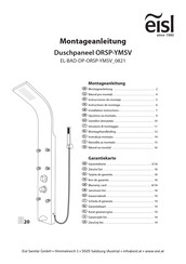 eisl ORSP-YMSV Montagehandleiding