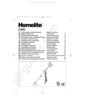 Homelite F-3045 Gebruikershandleiding