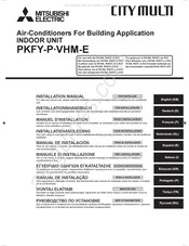 Mitsubishi Electric CITY MULTI PKFY-P VHM-E Series Installatiehandleiding