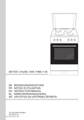 Amica 6017EE1.31e Gebruikershandleiding