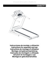 BH FITNESS G6485TFT Gebruiksinstructie