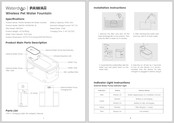 Waterdrop Pawaii PWF03K-R Installatie-Instructies