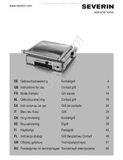 SEVERIN KG2392 Gebruiksaanwijzing