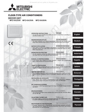 Mitsubishi Electric MFZ-KA25VA Bedieningsinstructies