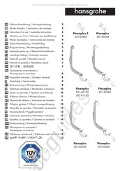 Hansgrohe Flexaplus 58185 Series Gebruiksaanwijzing