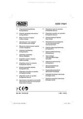 Alpha tools A-ES 1700/1 Originele Handleiding