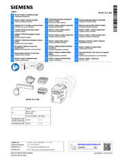 Siemens SIRIUS 3SU140 1E 0 AA0 Series Originele Handleiding