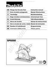 Makita SP6000 Gebruiksaanwijzing