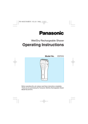 Panasonic ES7016 Handleiding