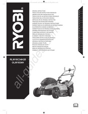 Ryobi RLM18C34H25 Instructies