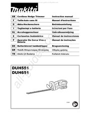 Makita DUH551 Gebruiksaanwijzing