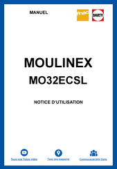 Moulinex MO32ECSL CROUSTY Handleiding